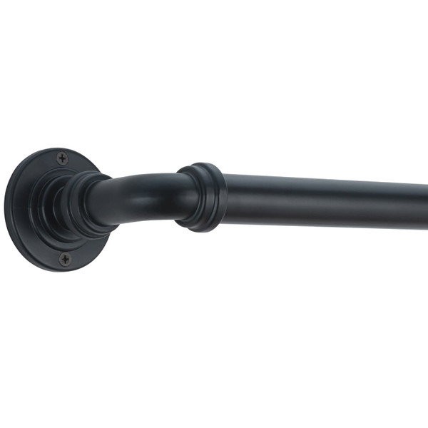 Full Blackout Curtain Pole 120 x 220cm - Black