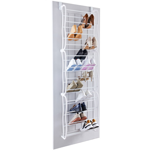 Home Essentials 12 Tier Over The Door Shoe Rack