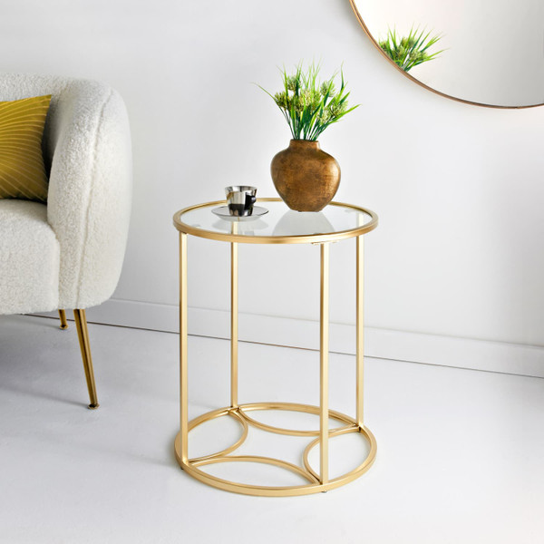 Home Collection Gold Side Table