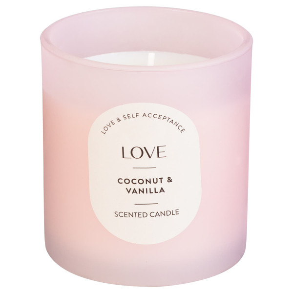 Love Scented Candle - Coconut & Vanilla