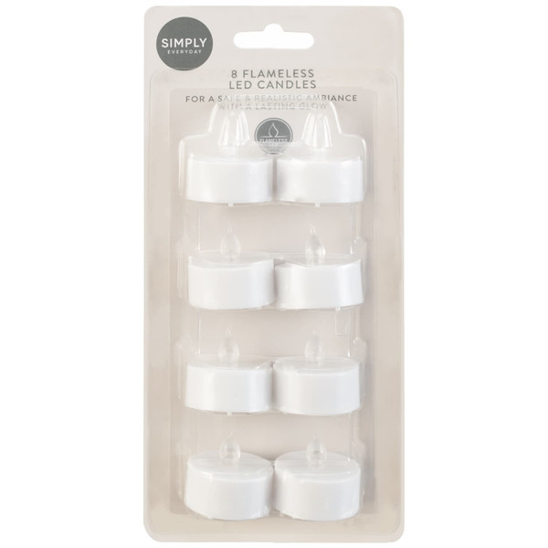 Simply Everyday Flameless LED Candles 8pk