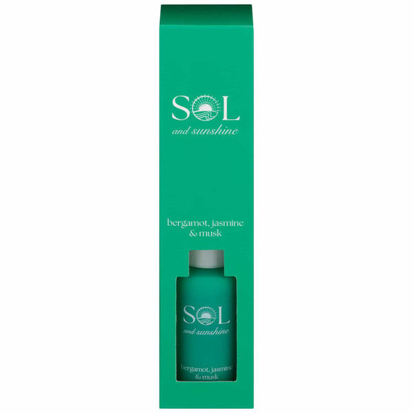 Sol Reed Diffuser 80ml - Bergamot, Jasmine & Musk