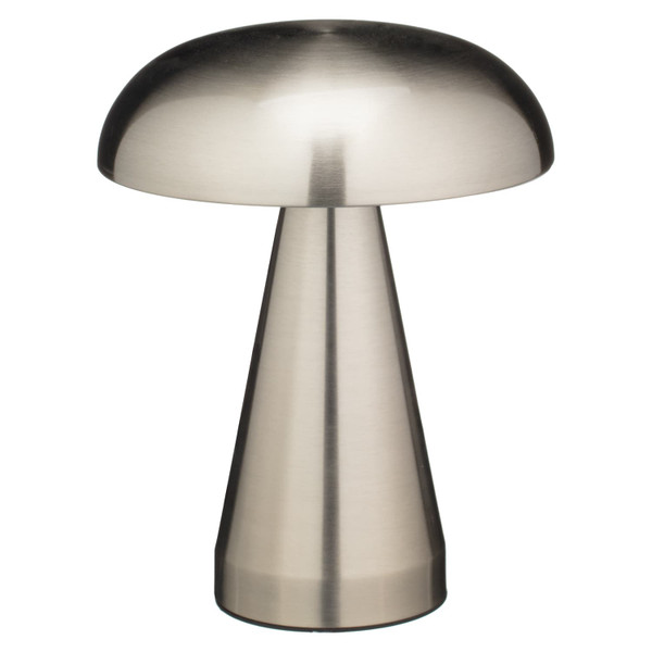 Portable Silver Mushroom Lamp