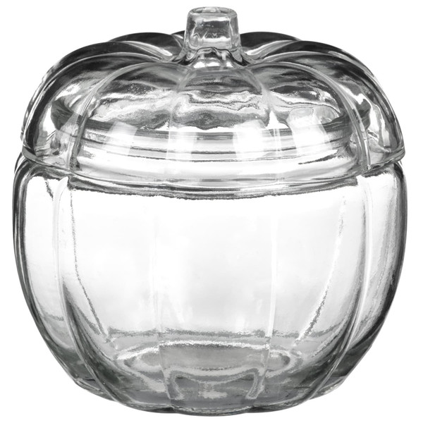 Mini Glass Pumpkin Jar