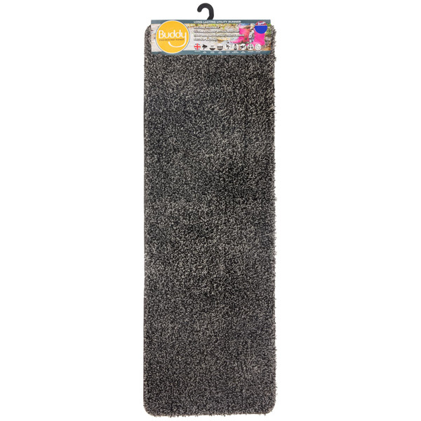 Buddy Plain Shaggy Grey Runner Doormat