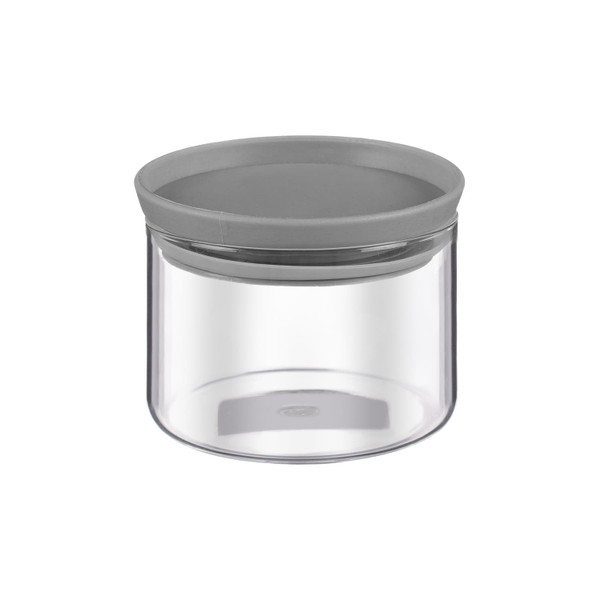 Small Stackable Glass Jar