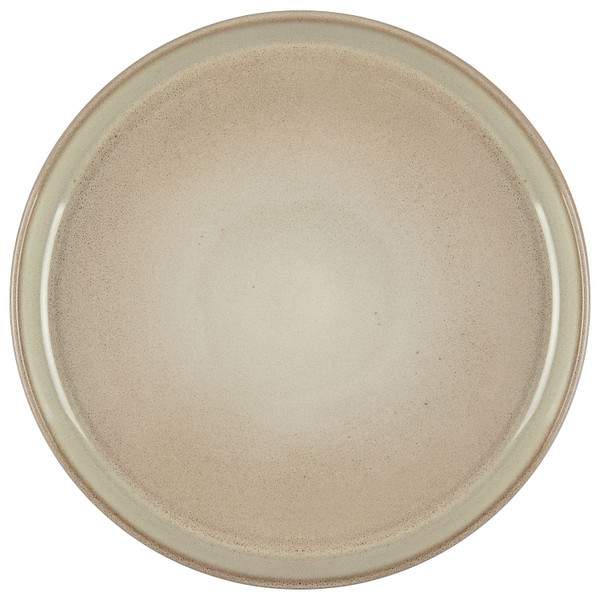 Reactive Glaze Coupe Dinner Plate- Natural