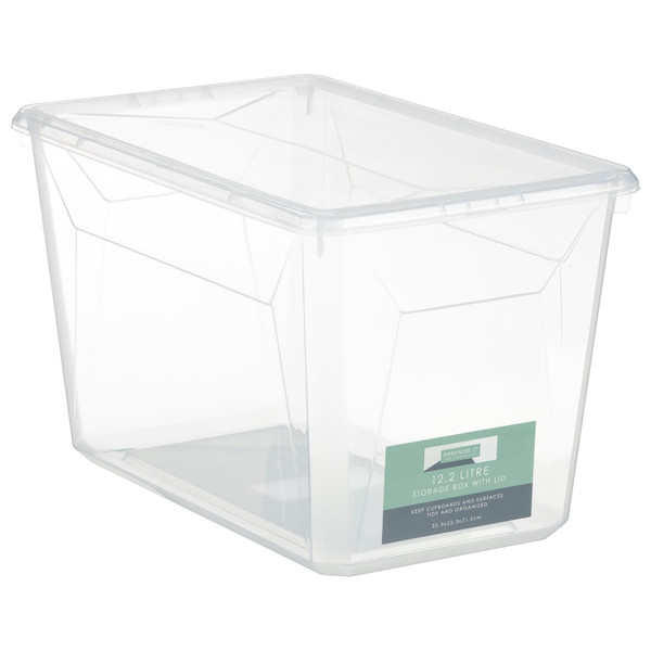 Storage Box with Lid 12.2L
