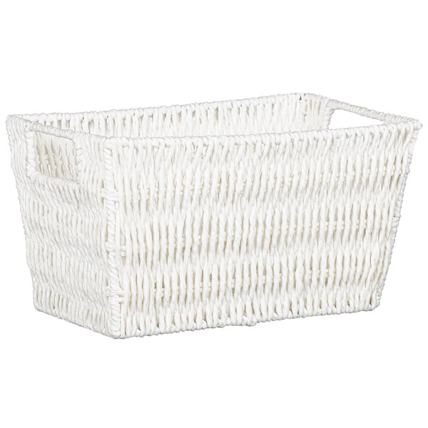 Paper Rope Basket - White