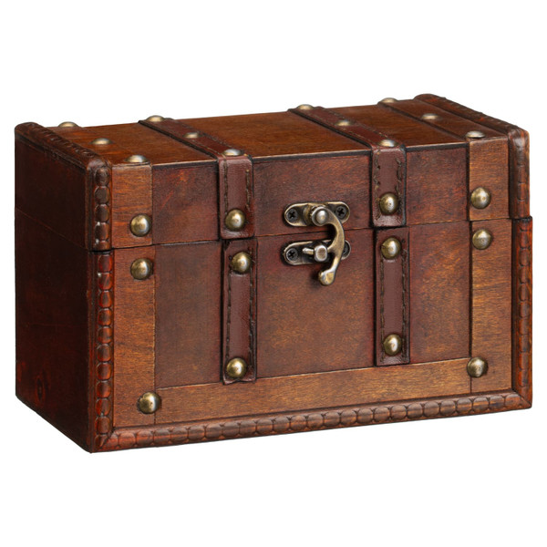 Wooden Treasure Chest - Small