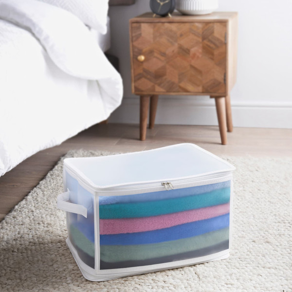 Home Essentials Zip Storage Box