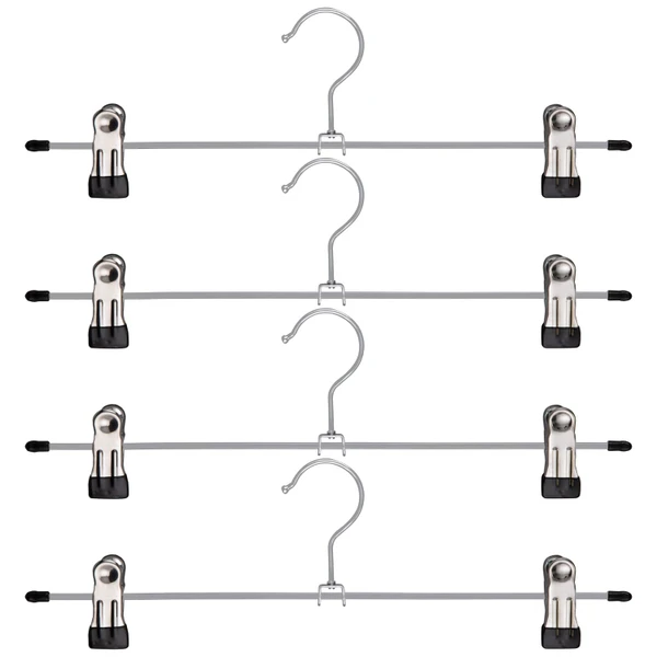 Metal Soft Grip Clip Hangers 4pk