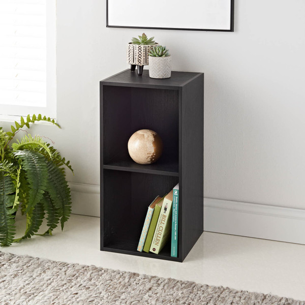 Simply 2 Cube Shelving Unit - Black