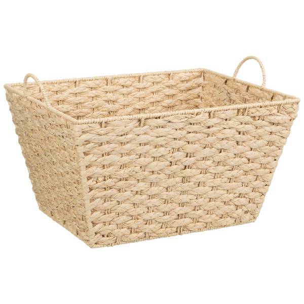 Woven Paper Storage Tray - Neutral