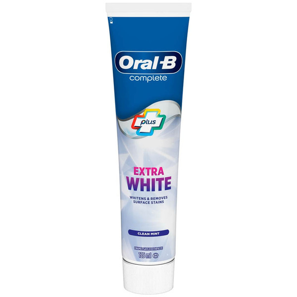 Oral-B Complete Plus Extra White Toothpaste 125ml