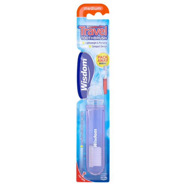 Wisdom Travel Toothbrush - Medium