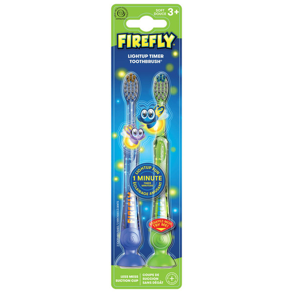 Firefly Light Up Timer Toothbrush 2pk