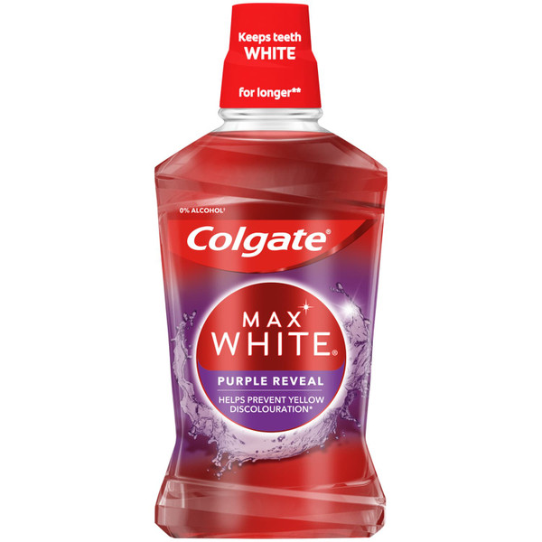 Colgate Max White Mouthwash 500ml