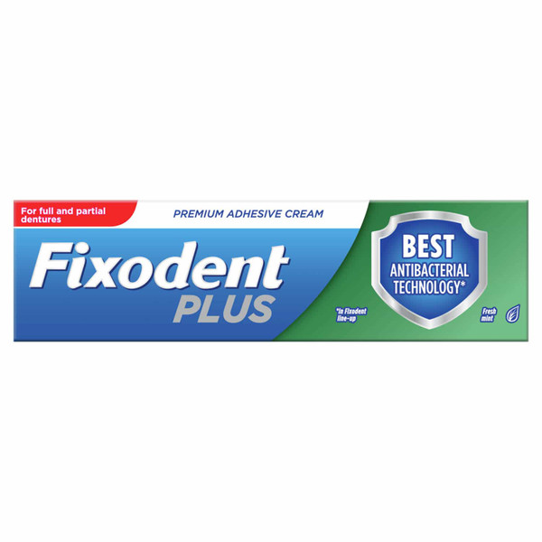 Fixodent Plus Denture Adhesive Cream 40g - Fresh Mint