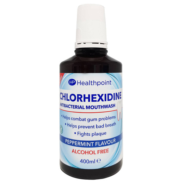 Healthpoint Chlorhexidine Alcohol Free Mouthwash 400ml