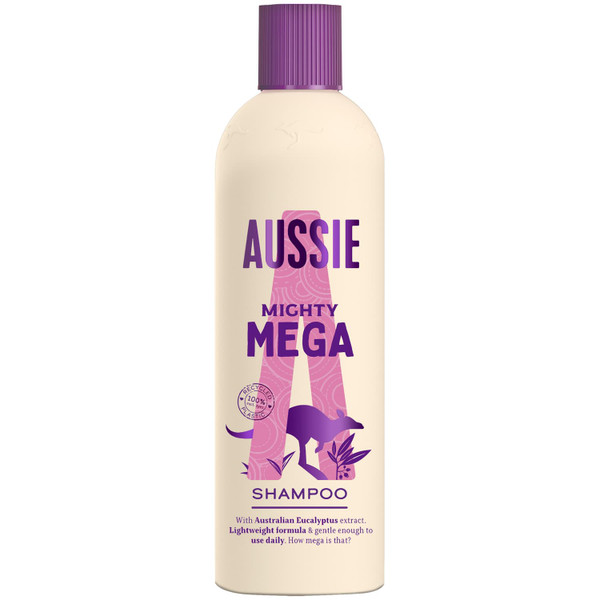 Aussie Mighty Mega Shampoo 250ml