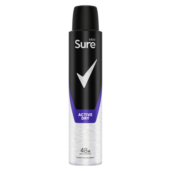Sure Men Active Dry Anti-Perspirant 200ml