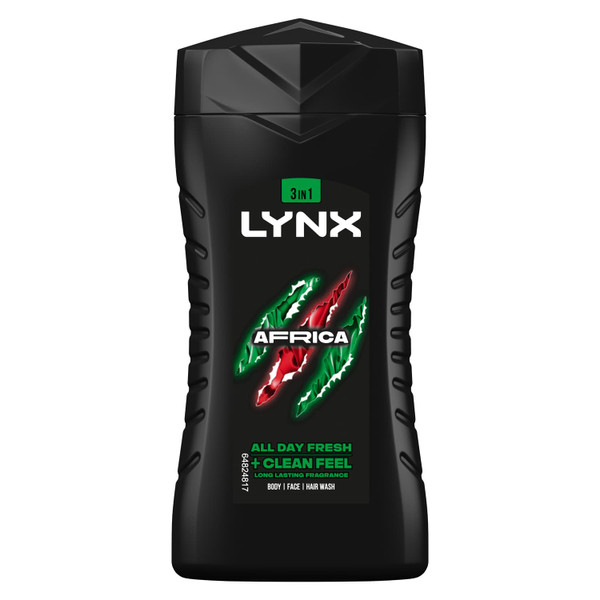 Lynx Africa Body, Face & Hair Wash 50ml