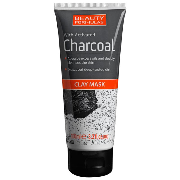 Beauty Formulas Charcoal Clay Mask 100ml