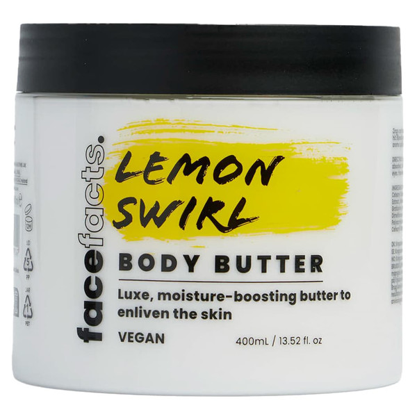 Face Facts Body Butter 400ml - Lemon Swirl