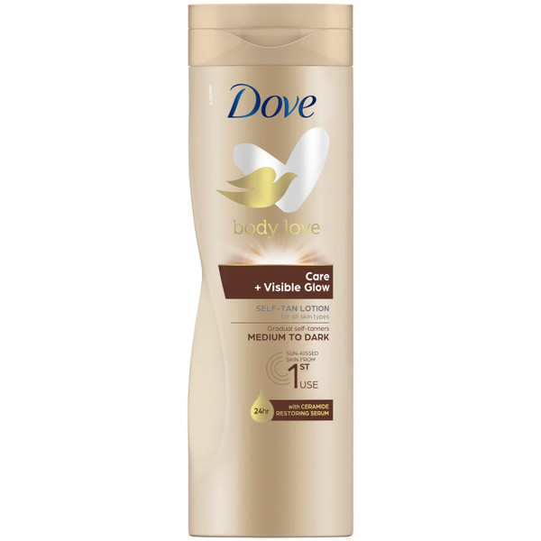 Dove Body Love Self Tan Lotion Medium to Dark 400ml