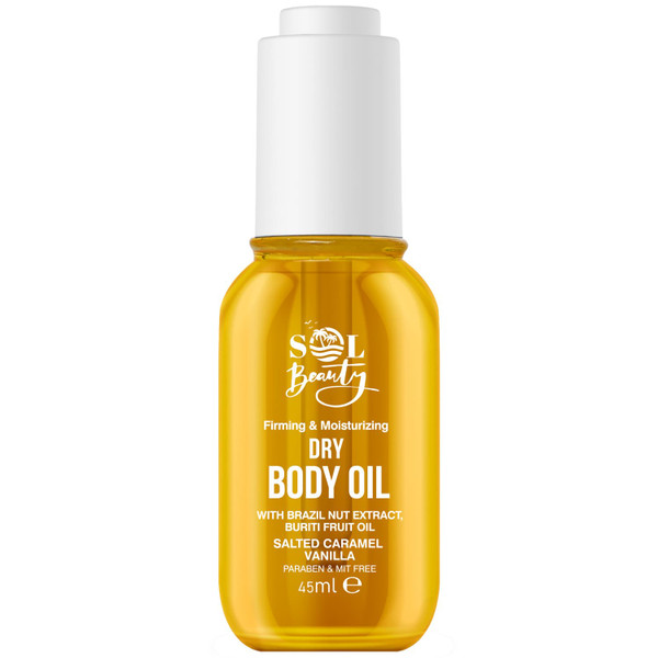 SOL Beauty Body Oil 45ml - Salted Caramel Vanilla