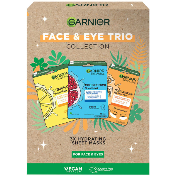 Garnier Face & Eye Trio Mask Set