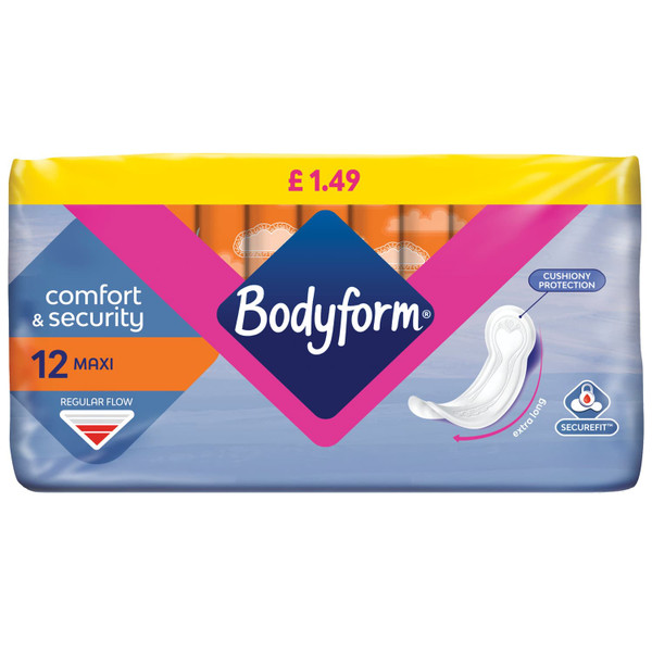 Bodyform Maxi Pads 12pk