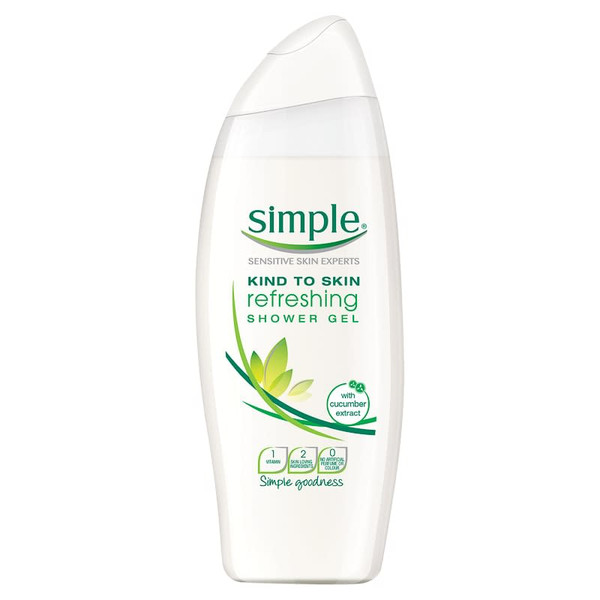 Simple Shower Gel 500ml - Refreshing