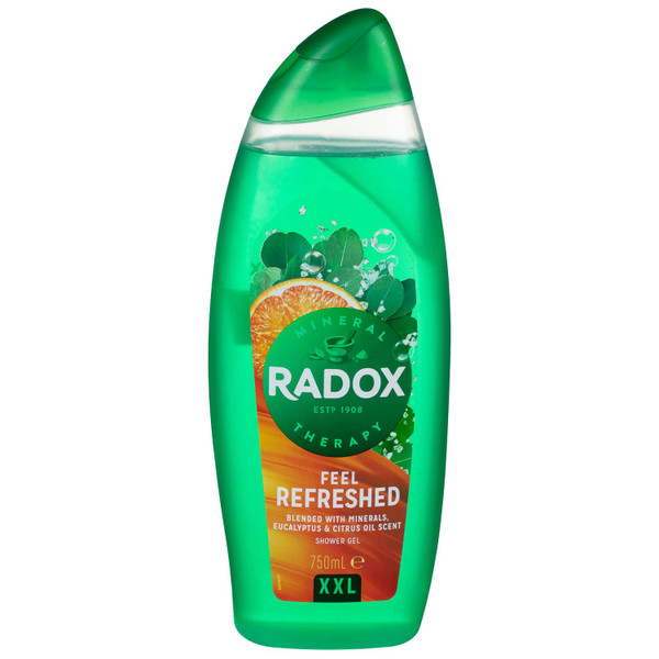 Radox Shower Gel 750ml - Citrus Oils & Eucalyptus