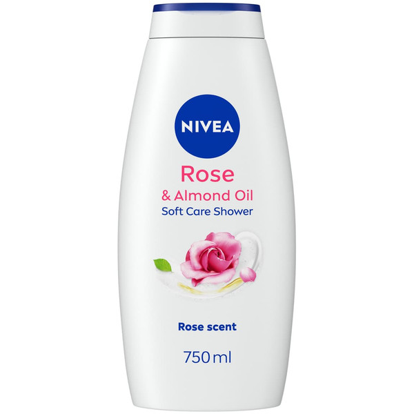 Nivea Rose & Almond Oil Soft Care Shower Cream 750ml