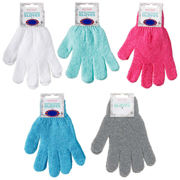 Exfoliating Bath Gloves - Assorted