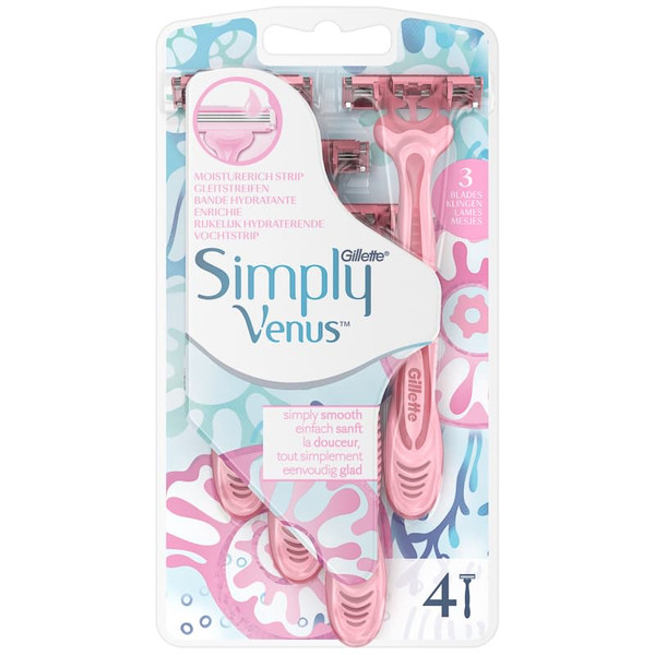 Gillette Simply Venus Razors 4pk