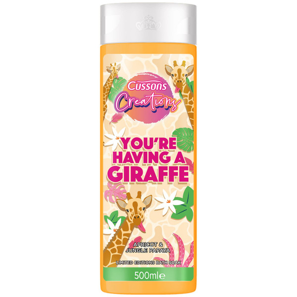 Cussons Creations Apricot & Jungle Papaya Bath Soak 500ml