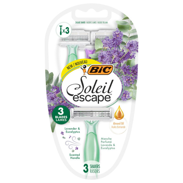 BIC Soleil Escape Disposable Razors 3pk