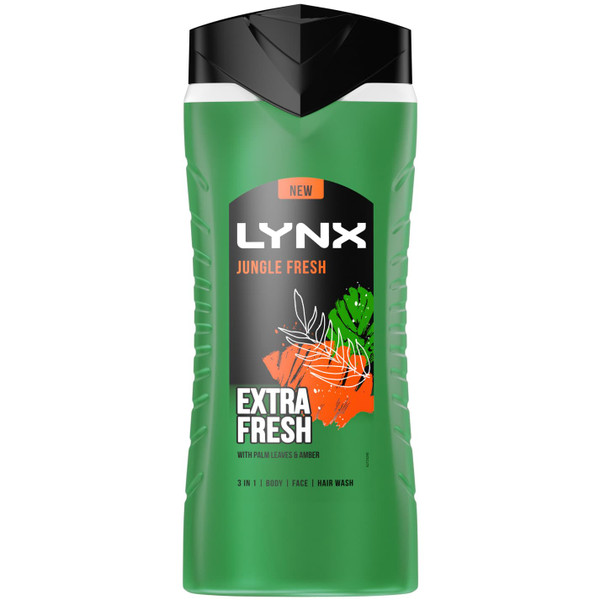 Lynx Jungle Fresh 3 in 1 Shower Gel 500ml