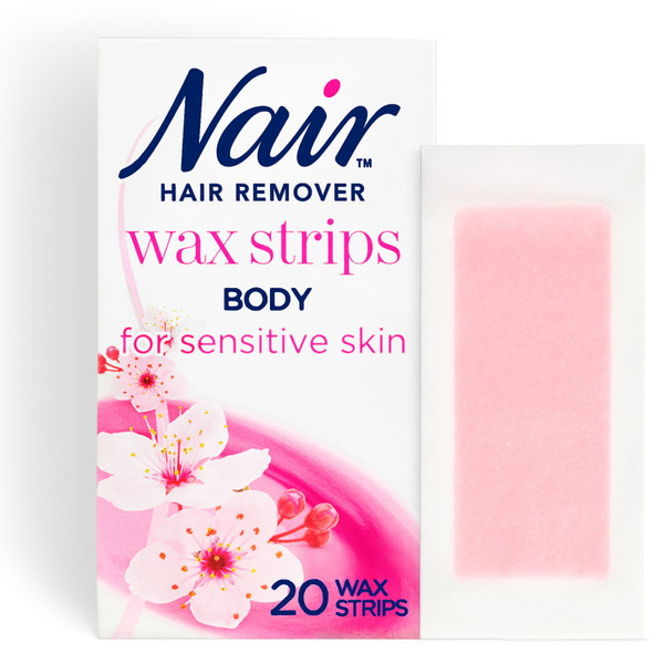 Nair Hair Remover Body Wax Strips 20pk