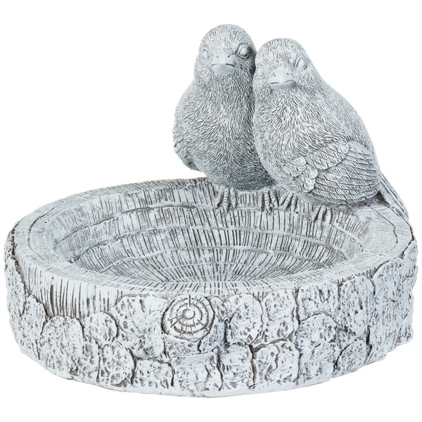 Stone Effect Bird Bath