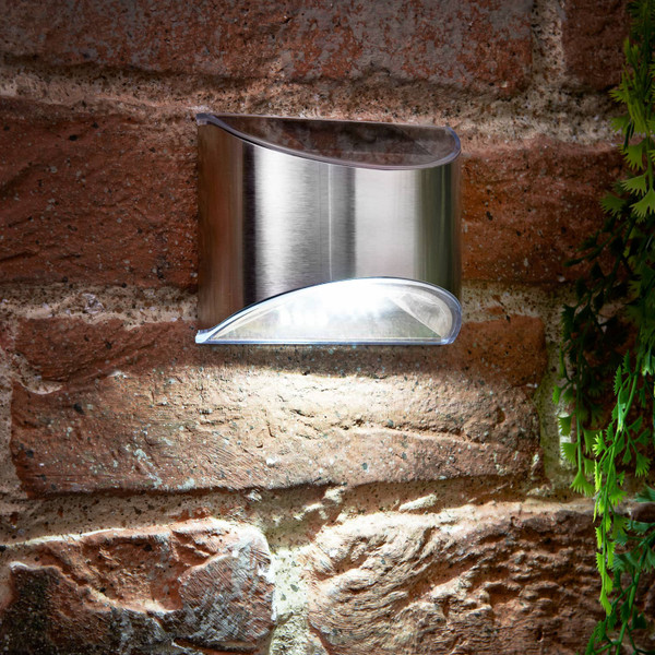 Soho Stainless Steel Modern Solar Wall Light