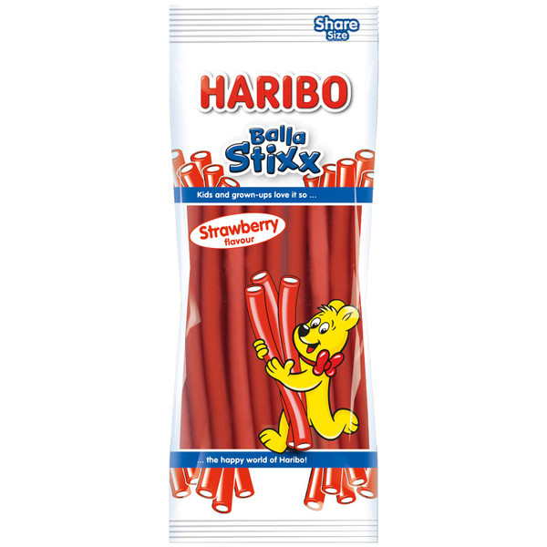 Haribo Balla Stixx Strawberry 140g