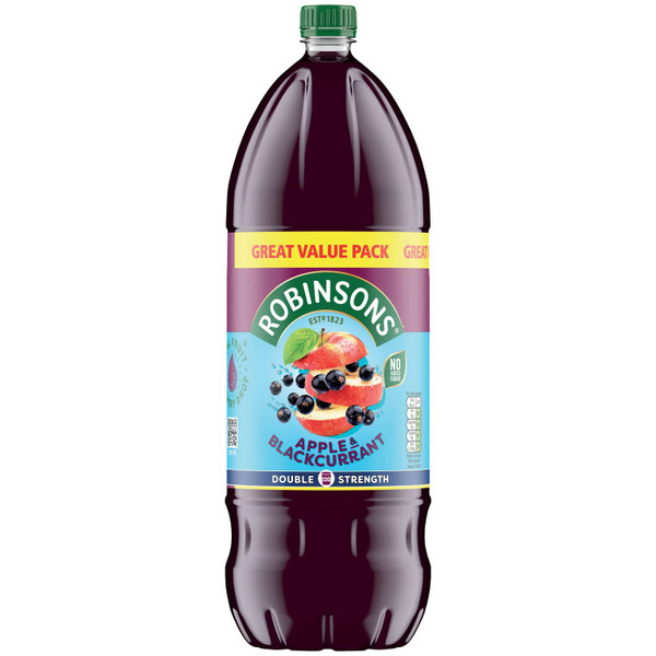 Robinsons Double Strength Apple & Blackcurrant 3L