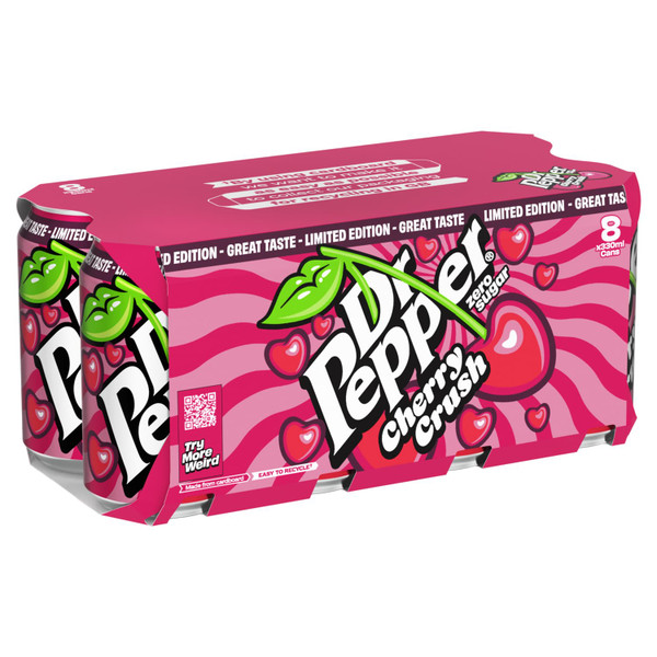 Dr Pepper 8 x 330ml - Cherry Crush