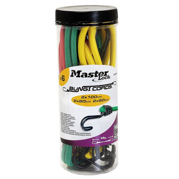 Master Lock Bungee Cords 6pk