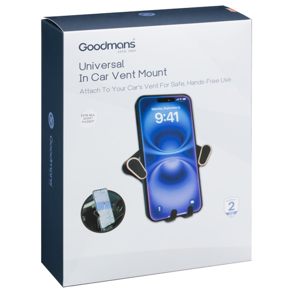 Goodmans Universal In-Car Vent Mount