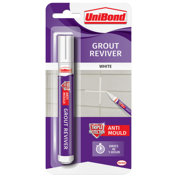 UniBond Anti-Mould Grout Reviver Pen 7ml